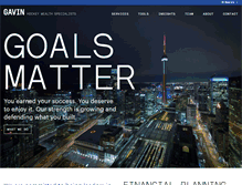 Tablet Screenshot of gavingroup.ca